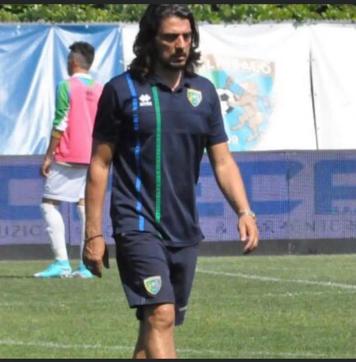 G. Erbaggio durante il lavoro sul campo
