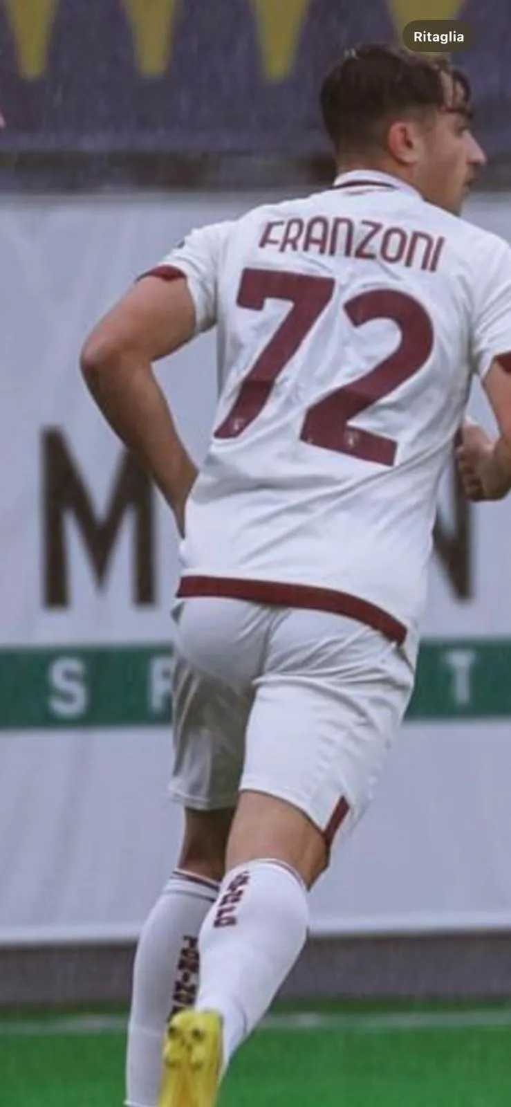 Nicolò Franzoni con la maglia del Torino