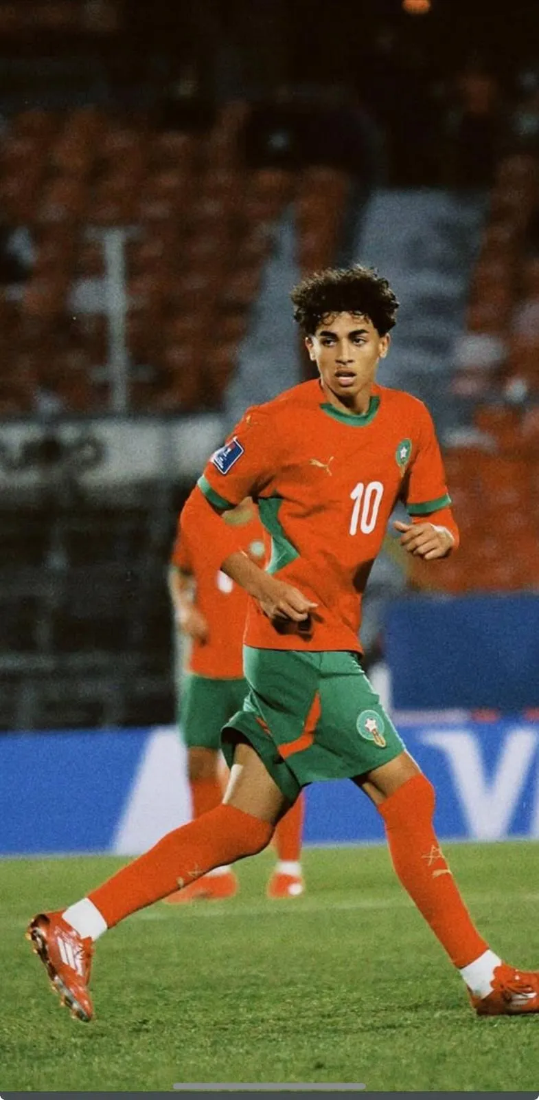 Saad El Haddad con la maglia della Nazionale del Marocco